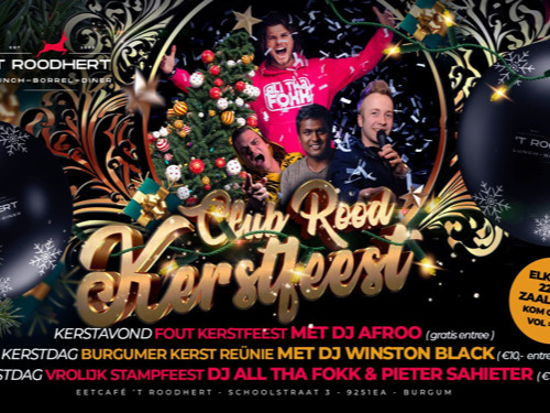 2e kerstdag : Vrolijk stampfeest met All Tha Fock & Pieter Sahieter 2022