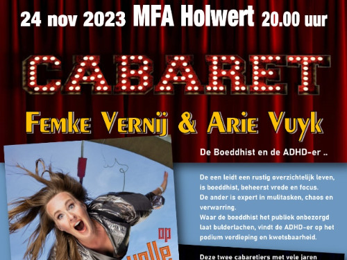 Arie Vuyk en Femke Vernij in MFA Holwerd