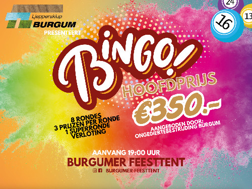 Bingo 25 September Burgumer Feesttent 2025