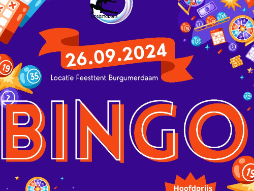 Bingo 26 September Burgumer Feesttent