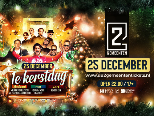 EARLYBIRD 1e kerstdag met Melrose, Doelleazen ALTHAFOKK & meer 