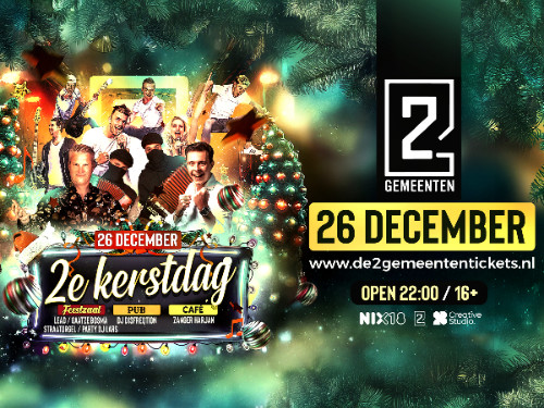 EARLYBIRD 2e kerstdag met LEAD, Gaatze Bosma, Straatorgel & meer..