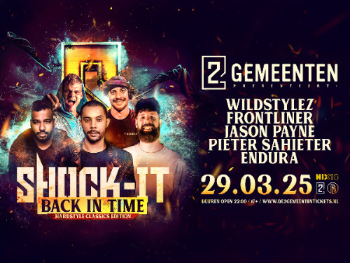 EARLYBIRD TICKET SHOCK-IT #backintime met Wildstylez, Frontliner, Jason Payne, Pieter Sahieter & Endura | MGTickets