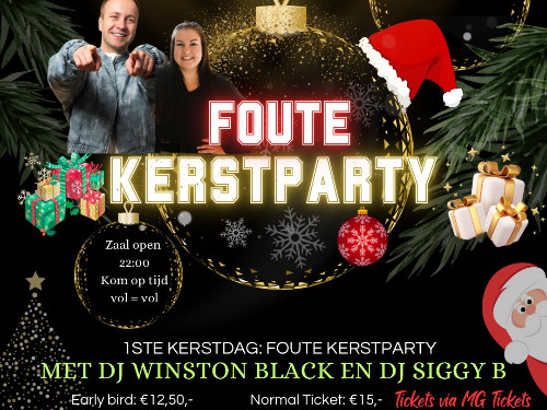 Early bird Foute kerstparty 2024 