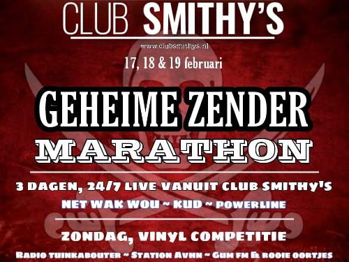 Geheime zender marathon met PEP company lijnbus