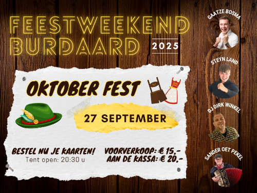 Oktoberfest Burdaard 2025