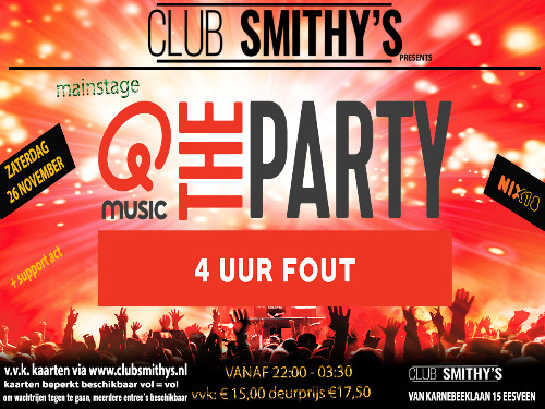 Q Music foute party 4 uur fout