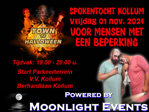 Spokentocht Kollum (voor mensen met een beperking) tijdvak 19.00 – 20.00 u. 