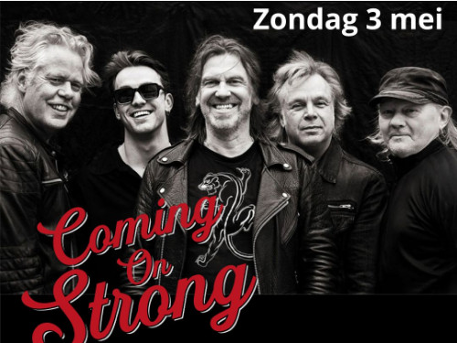 Zondagmiddag LIVE met Golden Earring Tribute band Coming on Strong & dj Johan Terpstra