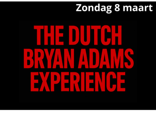 ZondamiddagLIVE met Bryan Adams Tribute band | MGTickets