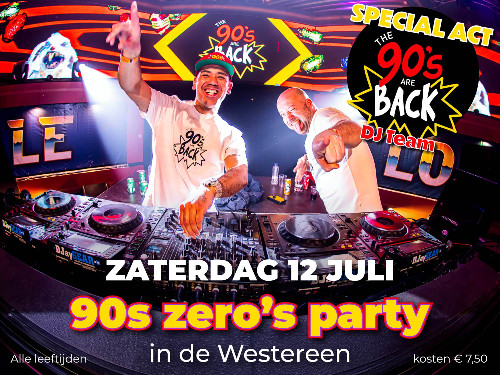 90s zeros party in de westereen 2025