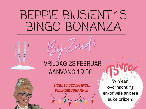 Bingo Met Beppie vrijdag 23 Februari 2024