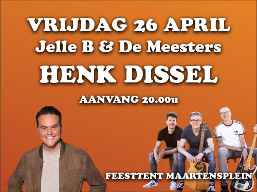 Jelle B & De Meesters | HENK DISSEL | Vrijdag 2024