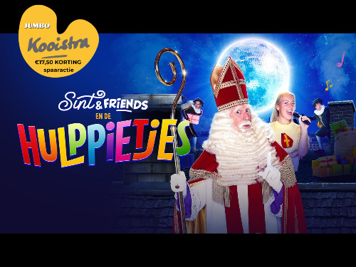 Jumbo Sinterklaasshow Sint & Friends en de Hulppietjes 2025 | Show 2 om 12.30 uur