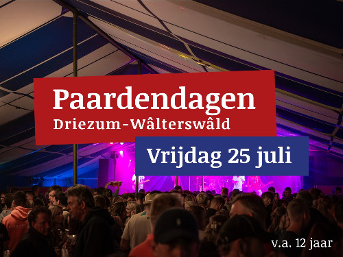 Paardendagen | Feest met Vangrail | Vrijdag 25 juli 2025 | MGTickets