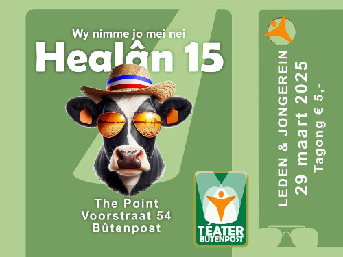 Téater Bûtenpost | Healân 15 | 29 maart 2025  |  Leden en Jongerein | MGTickets