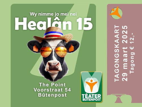 Téater Bûtenpost | Healân 15 | 29 maart 2025  |  Tagongskaart