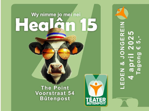 Téater Bûtenpost | Healân 15 | 4 april 2025  |  Leden en jongerein | MGTickets