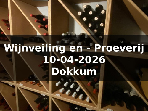 Wijnproeverij en wijnveiling van de wijnen van Paul Verheijen