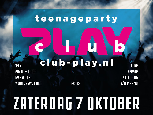 7 October // Club-Play (€10,50)